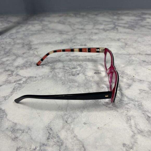 Kate Spade Lucyann 0X78 Eyeglasses Black Pink Rectangular Frames Only 49-16-135 - Picture 4 of 10